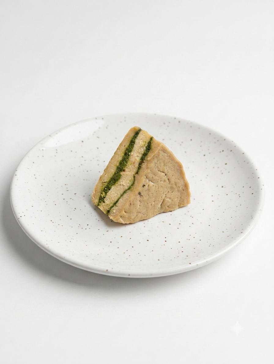 Green pesto cashew cheese